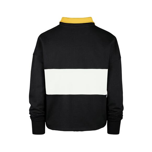 NWT! 47 Brand LSU Tigers Remi Color Block Cropped Zip Sweater - Size Large - Picture 2 of 8